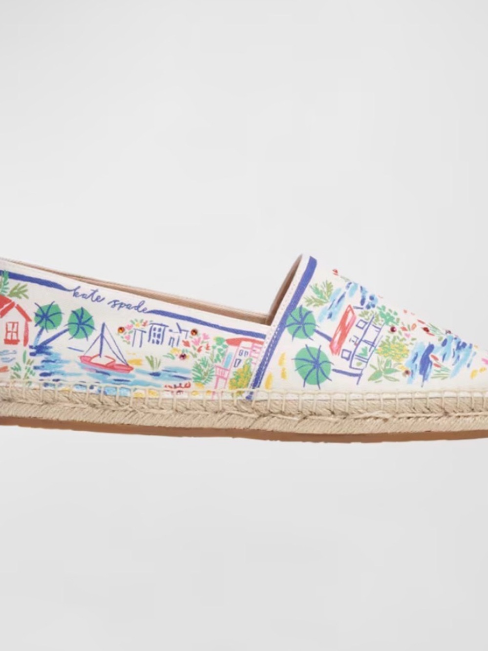 Kate Spade New York Coastal Vacation espadrille loafers NEW, size 11 hard 2 find